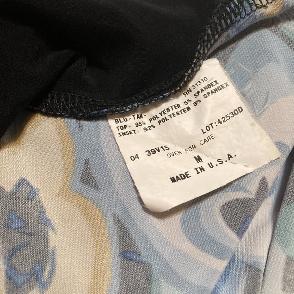 3/4" Sleeve Wrap Style with Tropical Sarong Front Ruching with built in camisole - Picture 7 of 15